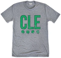 Where I'm From Adult Cleveland Four Clover T-Shirt