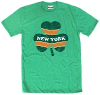 Where I'm From Adult New York City Striped Clover T-Shirt