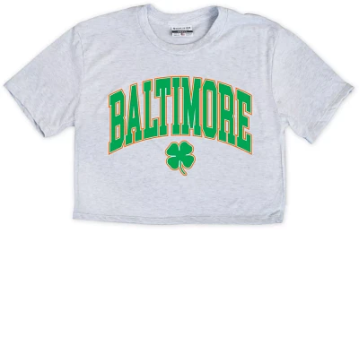 Where I'm From Women's Baltimore Clover Cropped T-Shirt