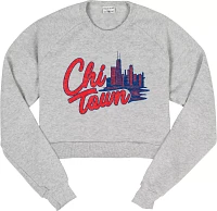 Where I'm From Adult Chicago Chi Town Fleece Crewneck Sweatshirt