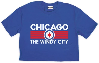 Where I'm From Women's Chicago Windy City Cropped T-Shirt