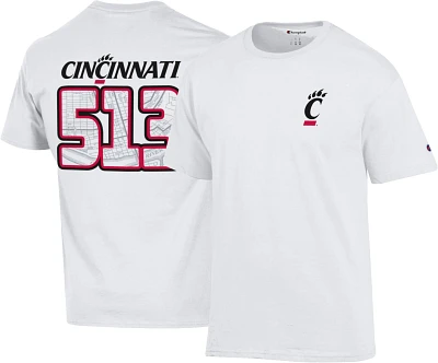 Champion Men's Cincinnati Bearcats White Logo T-Shirt