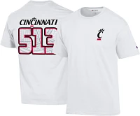 Champion Men's Cincinnati Bearcats White Logo T-Shirt