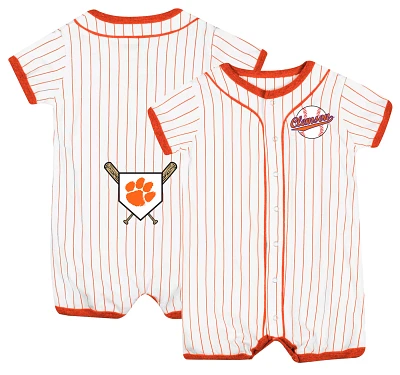 Colosseum Infant Clemson Tigers White Romper