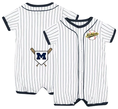 Colosseum Infant Michigan Wolverines White Romper