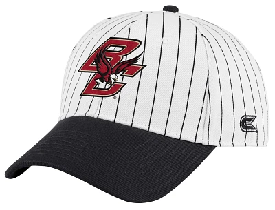 Colosseum Men's Boston College Eagles Maroon Pin Stripe Adjustable Baseball Hat