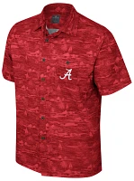 Colosseum Men's Alabama Crimson Tide Ozark Camp Button Down Shirt