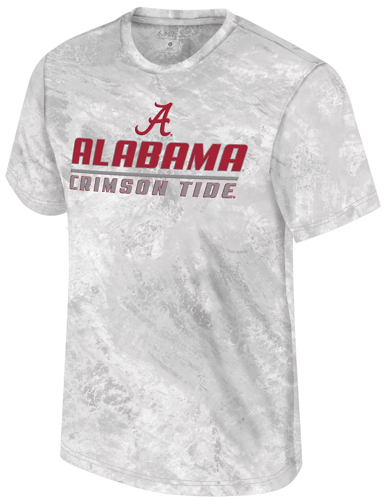 Colosseum Men's Alabama Crimson Tide Whiteout Huron Performance T-Shirt