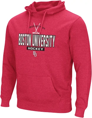 Colosseum Men's Boston University Terriers Red Hockey Campus Pullover Hoodie