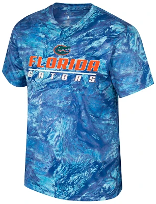 Colosseum Men's Florida Gators Ocean Blue Huron Performance T-Shirt