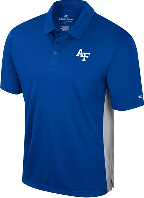 Colosseum Men's Air Force Falcons Blue Set Polo