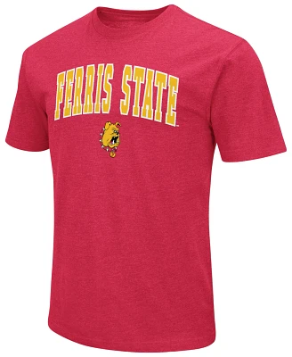 Colosseum Men's Ferris State Bulldogs  Red T-Shirt