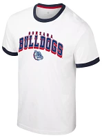 Colosseum Men's Gonzaga Bulldogs White Wyatt Ringer T-Shirt