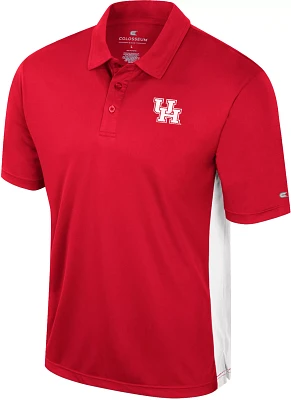 Colosseum Men's Houston Cougars Red Set Polo