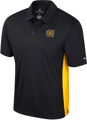 Colosseum Men's Kennesaw State Owls Black Set Polo