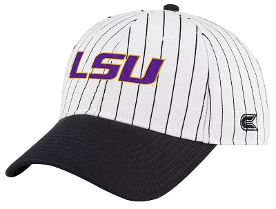 Colosseum Men's LSU Tigers Purple Pin Stripe Adjustable Baseball Hat