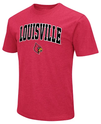 Colosseum Men's Louisville Cardinals Red T-Shirt