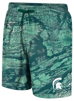 Colosseum Men's Michigan State Spartans Sea Foam Realtree Huran Board Shorts