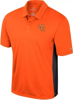 Colosseum Men's Mercer Bears Orange Set Polo