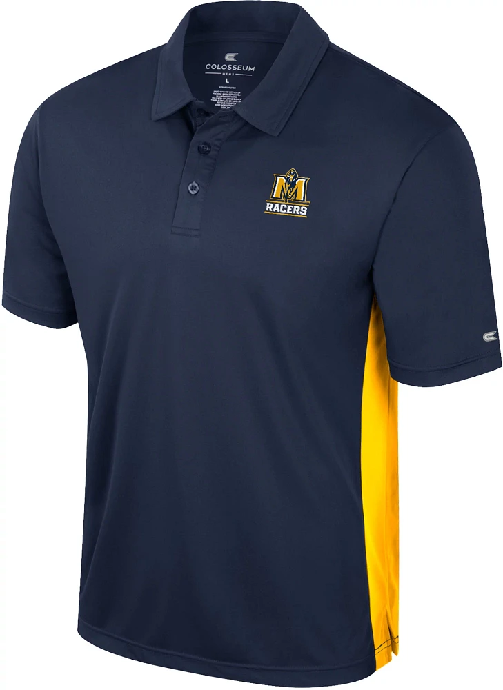 Colosseum Men's Murray State Racers Navy Blue Set Polo