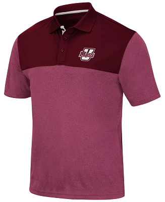 Colosseum Men's UMass Minutemen Garnet Set Polo