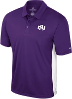 Colosseum Men's North Alabama  Lions Purple Set Polo