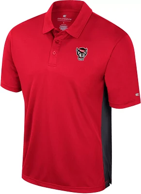 Colosseum Men's NC State Wolfpack Red Set Polo