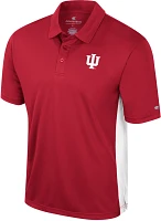 Colosseum Men's Indiana Hoosiers Crimson Set Polo