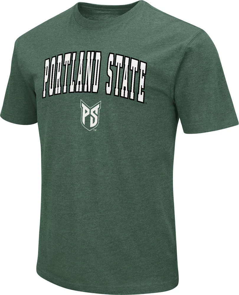 Colosseum Men's Portland State Vikings Green T-Shirt