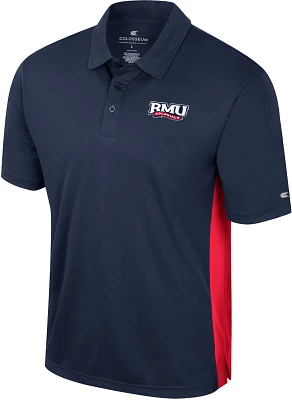 Colosseum Men's Robert Morris Colonials Navy Blue Set Polo