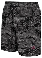 Colosseum Men's South Carolina Gamecocks Charcoal Realtree Huran Board Shorts