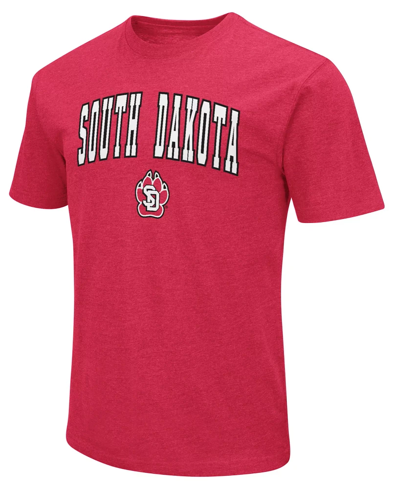 Colosseum Men's South Dakota Coyotes Red T-Shirt