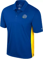 Colosseum Men's South Dakota State Jackrabbits Blue Set Polo