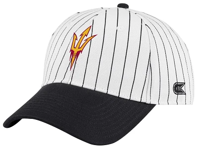 Colosseum Men's Arizona State Sun Devils Maroon Pin Stripe Adjustable Baseball Hat