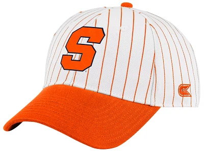 Colosseum Men's Syracuse Orange Orange Pin Stripe Adjustable Baseball Hat