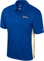 Colosseum Men's Tulsa Golden Hurricane Blue Set Polo