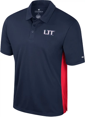 Colosseum Men's Utah Tech Trailblazers Navy Set Polo