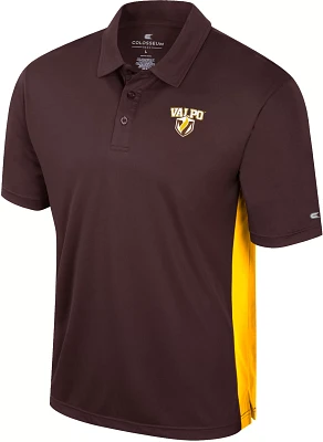 Colosseum Men's Valparaiso Beacons Brown Set Polo