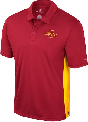 Colosseum Men's Iowa State Cyclones Cardinal Set Polo