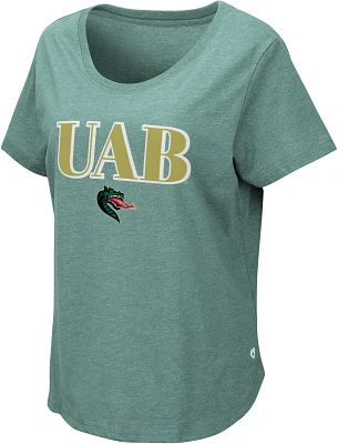 Colosseum Women's UAB Blazers Green T-Shirt