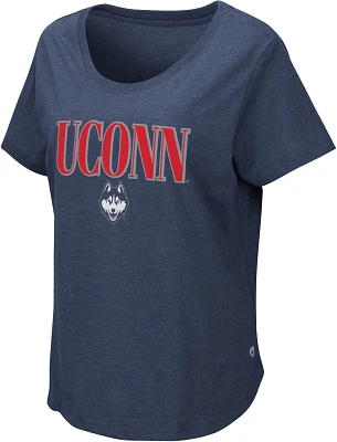 Colosseum Women's UConn Huskies Navy T-Shirt