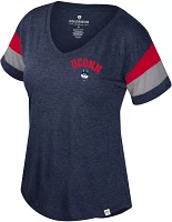 Colosseum Women's UConn Huskies Blue Delacroix T-Shirt