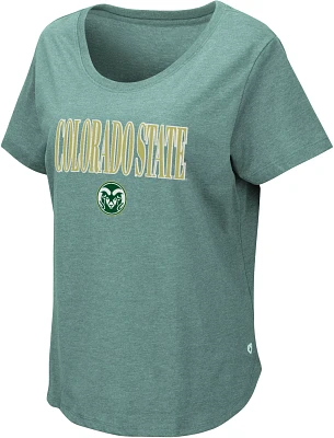 Colosseum Women's Colorado State Rams Green T-Shirt