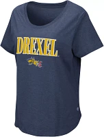 Colosseum Women's Drexel Dragons Navy T-Shirt