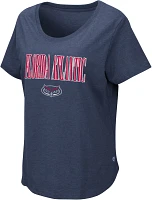 Colosseum Women's Florida Atlantic Owls Navy T-Shirt