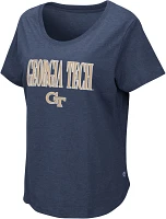 Colosseum Women's Georgia Tech Yellow Jackets Navy T-Shirt