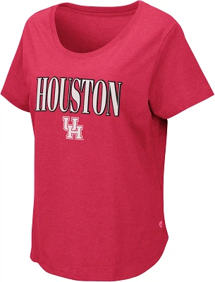 Colosseum Women's Houston Cougars Red T-Shirt