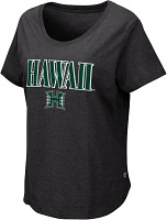 Colosseum Women's Hawai'i Warriors Black T-Shirt