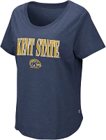 Colosseum Women's Kent State Golden Flashes Navy T-Shirt