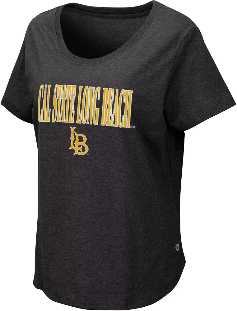 Colosseum Women's Long Beach State 49ers Black T-Shirt